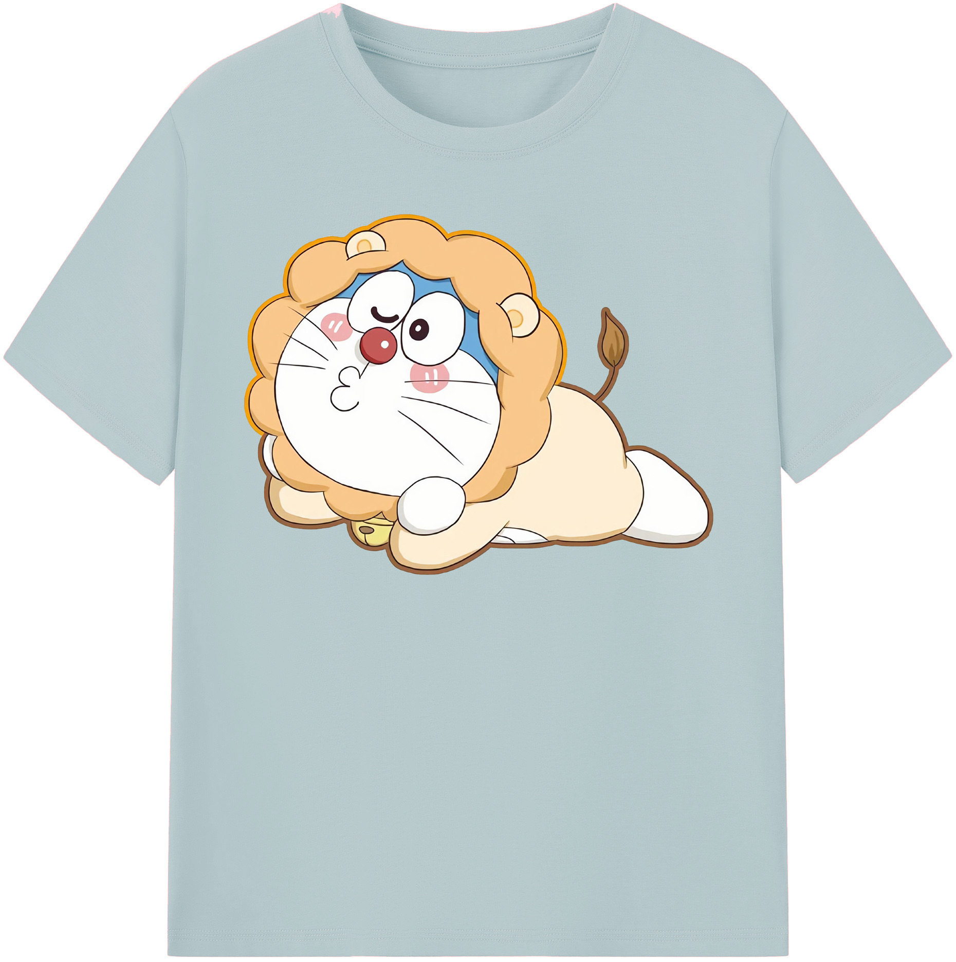 （画像用） ドラえもん Doraemon 綿100％半袖Tシャツ（フロントプリント）